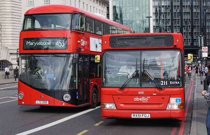 Abellio Dennis Dart Plaxton Pointer 8435 & Go-Ahead Borismaster LT309